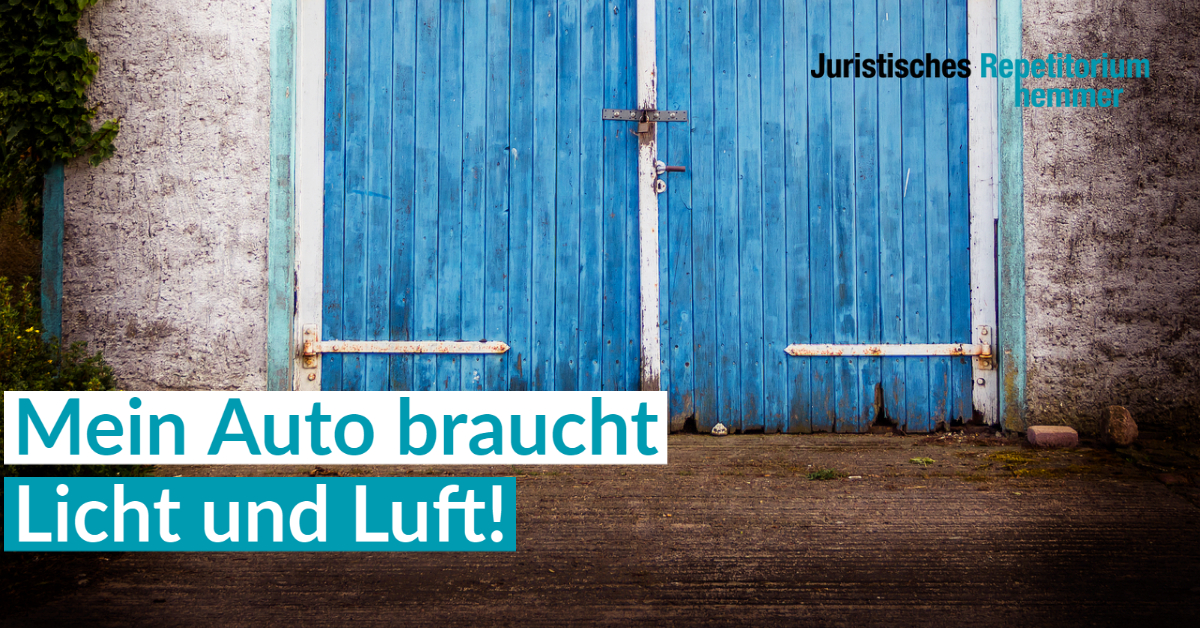 Mein Auto braucht Licht und Luft!