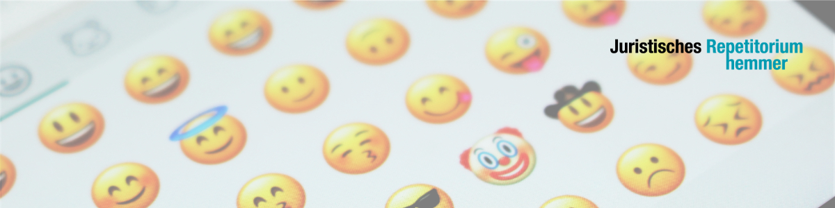 Witzig: Emojis im Recht