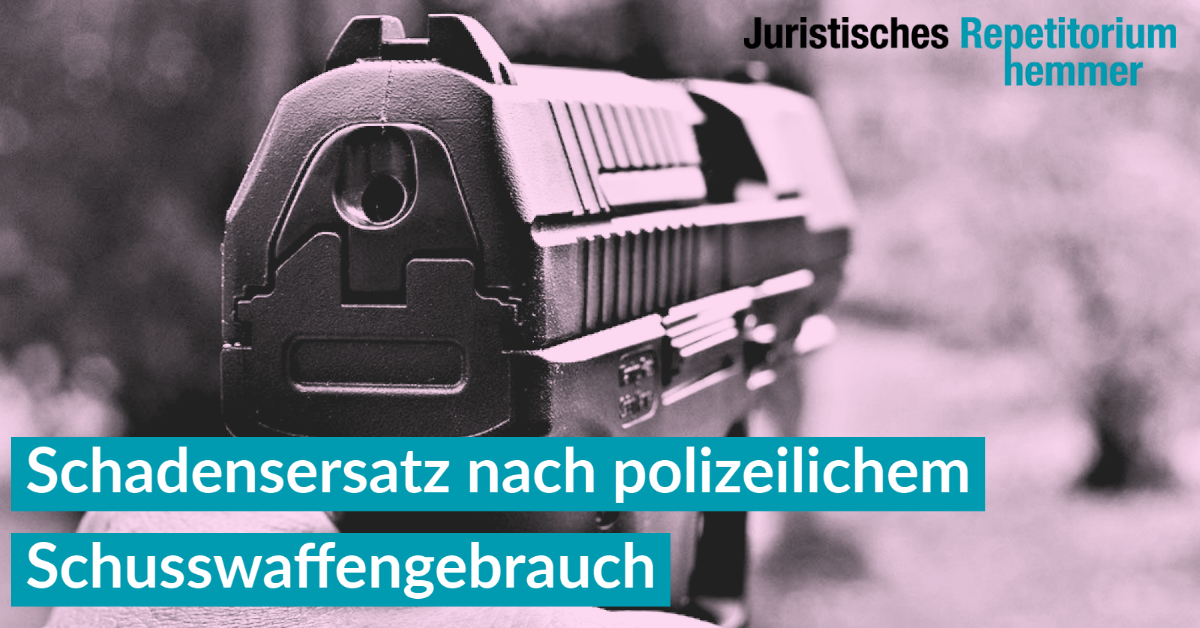 Schadensersatz nach polizeilichem Schusswaffengebrauch