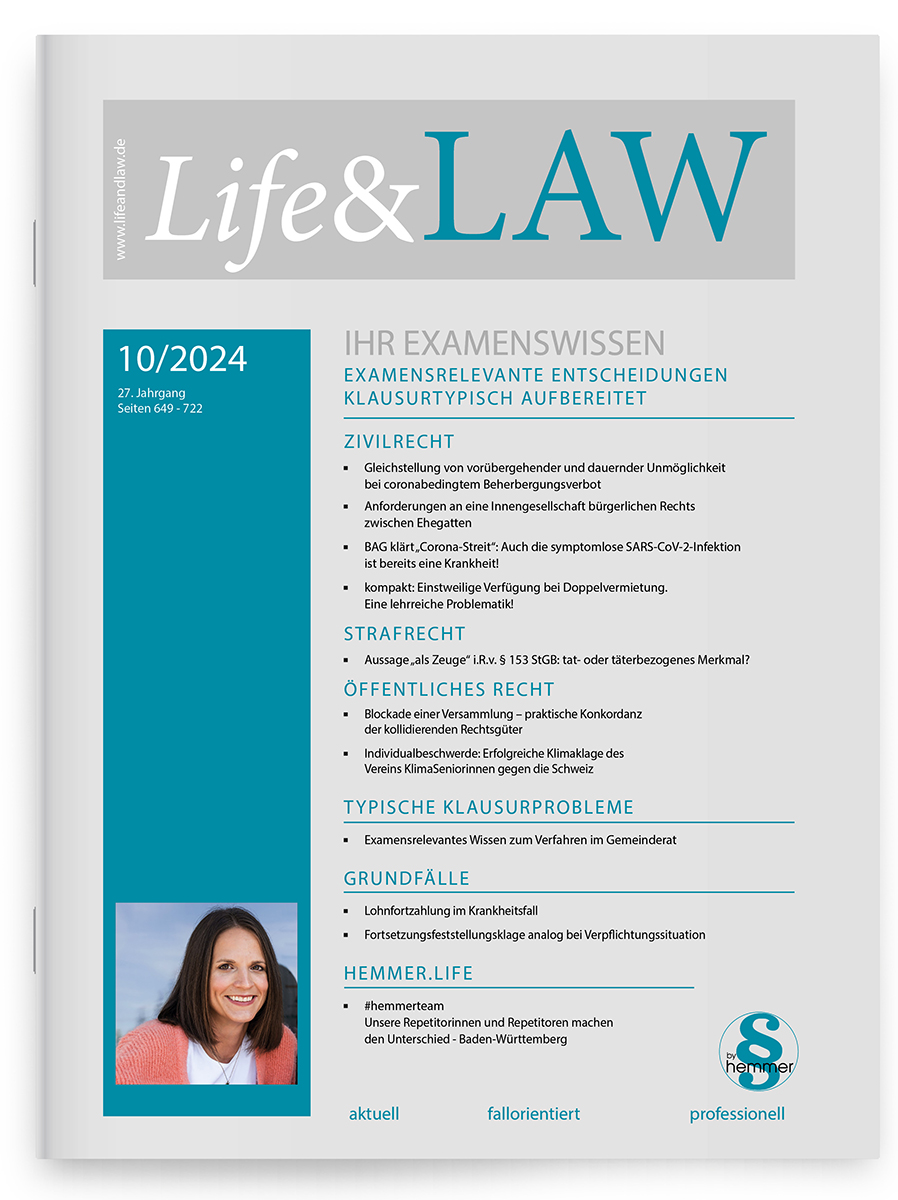 Life&LAW Ausgabe 2024/10