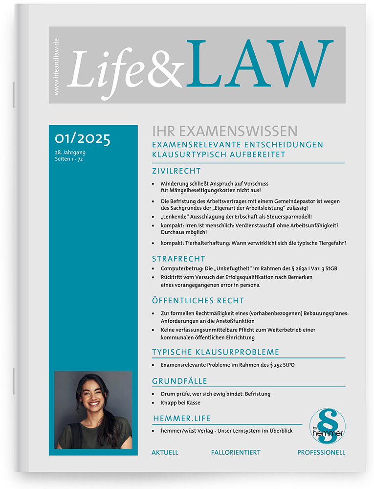 Life&LAW Ausgabe 2025/01