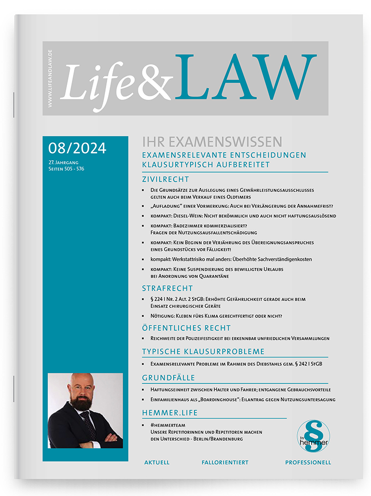 Life&LAW Ausgabe 2024/08