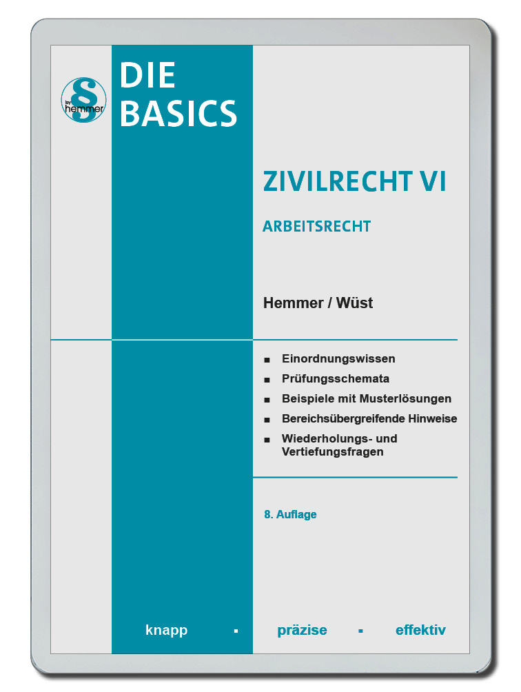 eBook Basics Zivilrecht VI - Arbeitsrecht