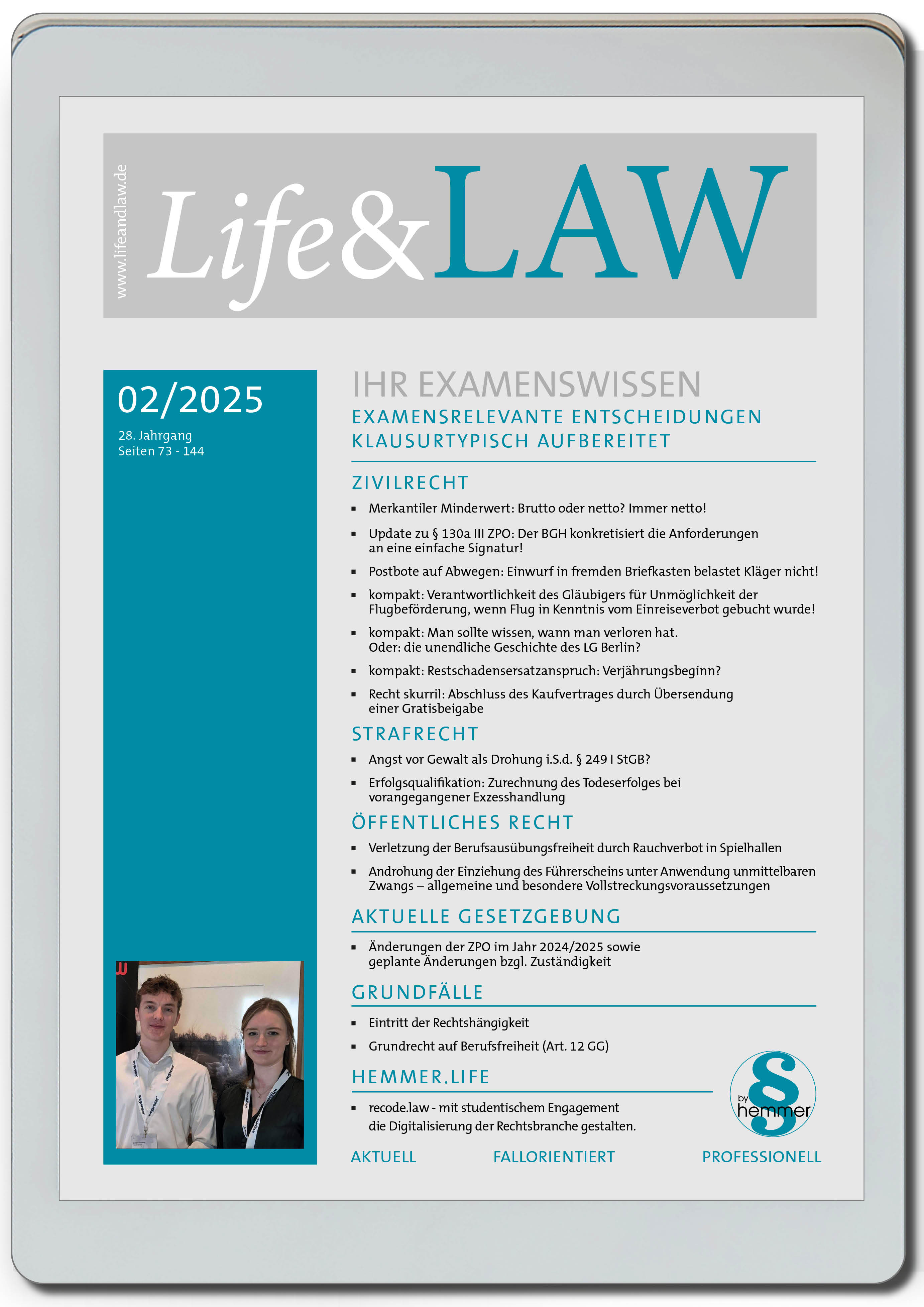 eBook - Life&LAW digital Ausgabe 2025/02